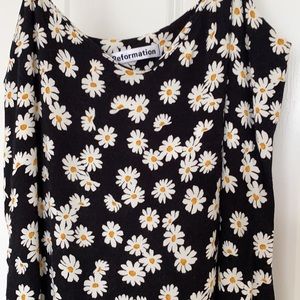 Reformation Seville Dress, Daisy Chain